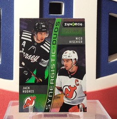 Jack Hughes / Nico Hischier 2022-23 - Synergistic Duos /999 Synergy Upper Deck